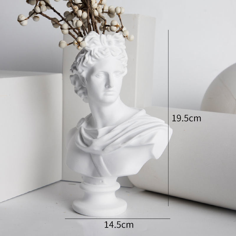 European Sculpture Resin Vase