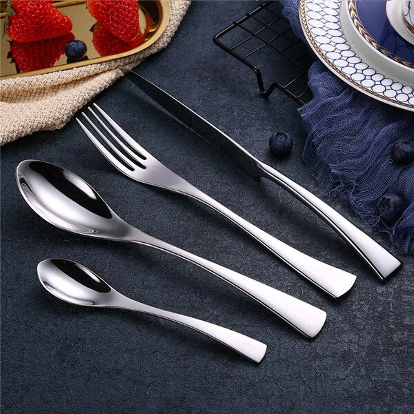 Cutlery Stainless Steel Tableware Silverware Set