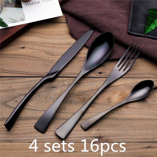 Cutlery Stainless Steel Tableware Silverware Set