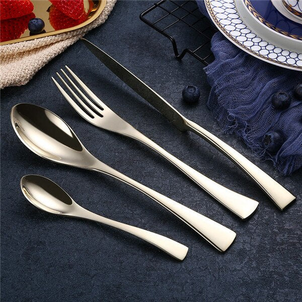 Cutlery Stainless Steel Tableware Silverware Set