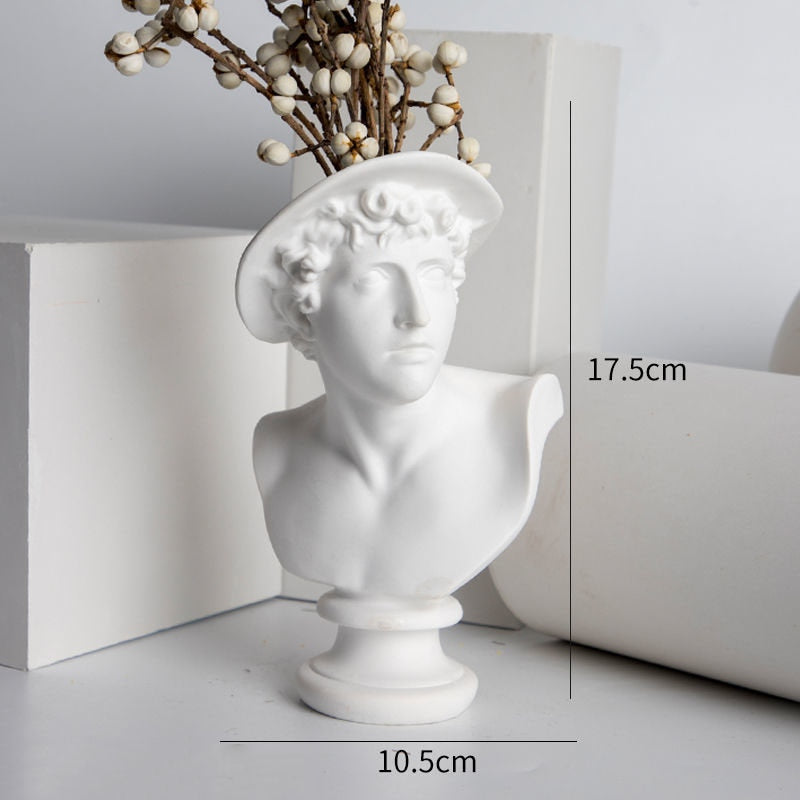 European Sculpture Resin Vase