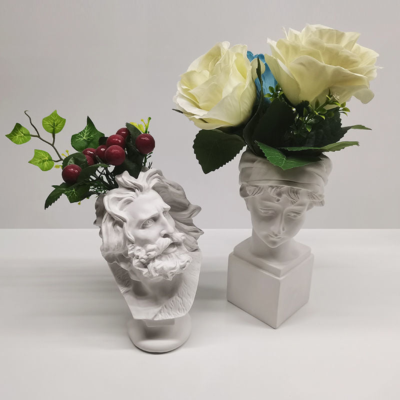 European Sculpture Resin Vase