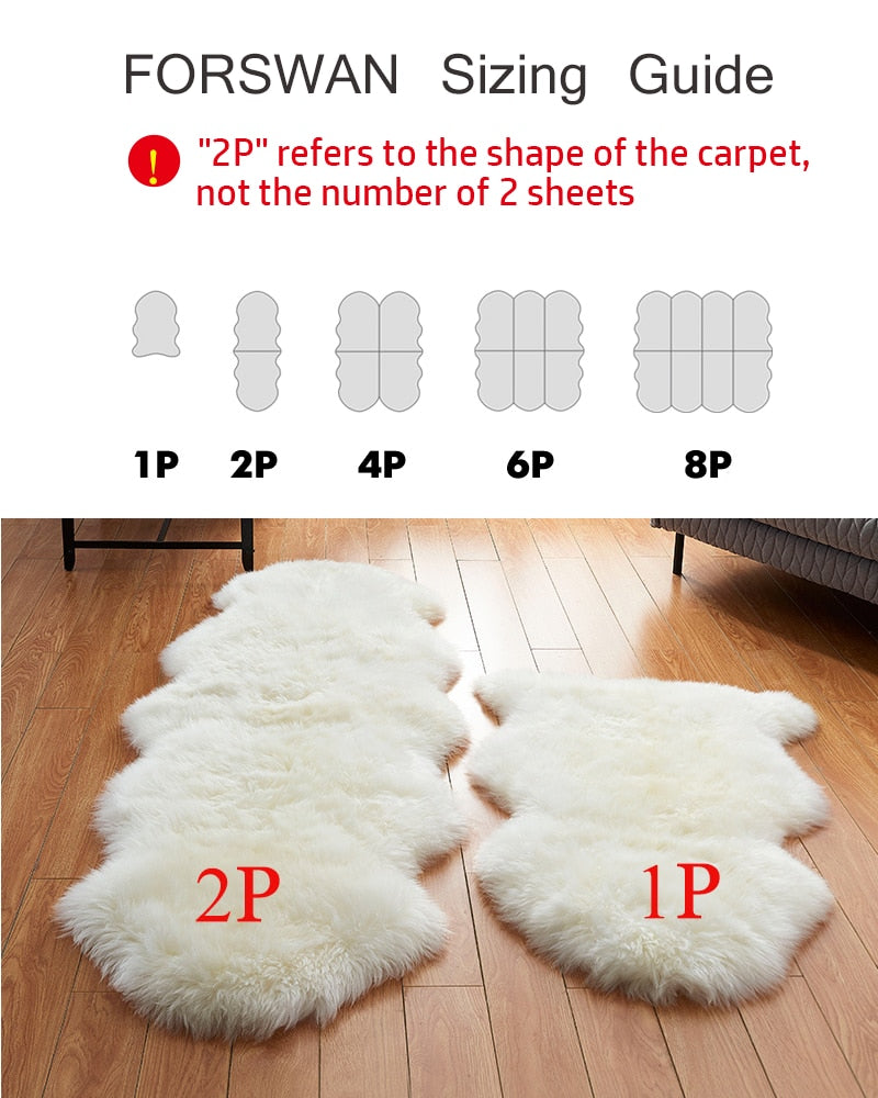 Faux Fur Soft Plush Rug