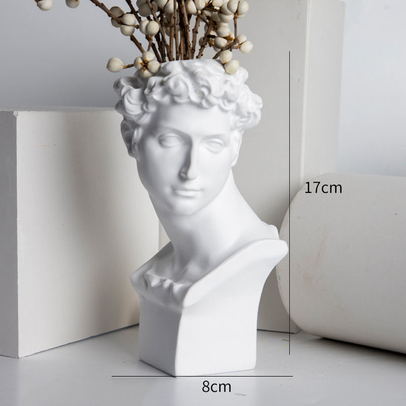 European Sculpture Resin Vase