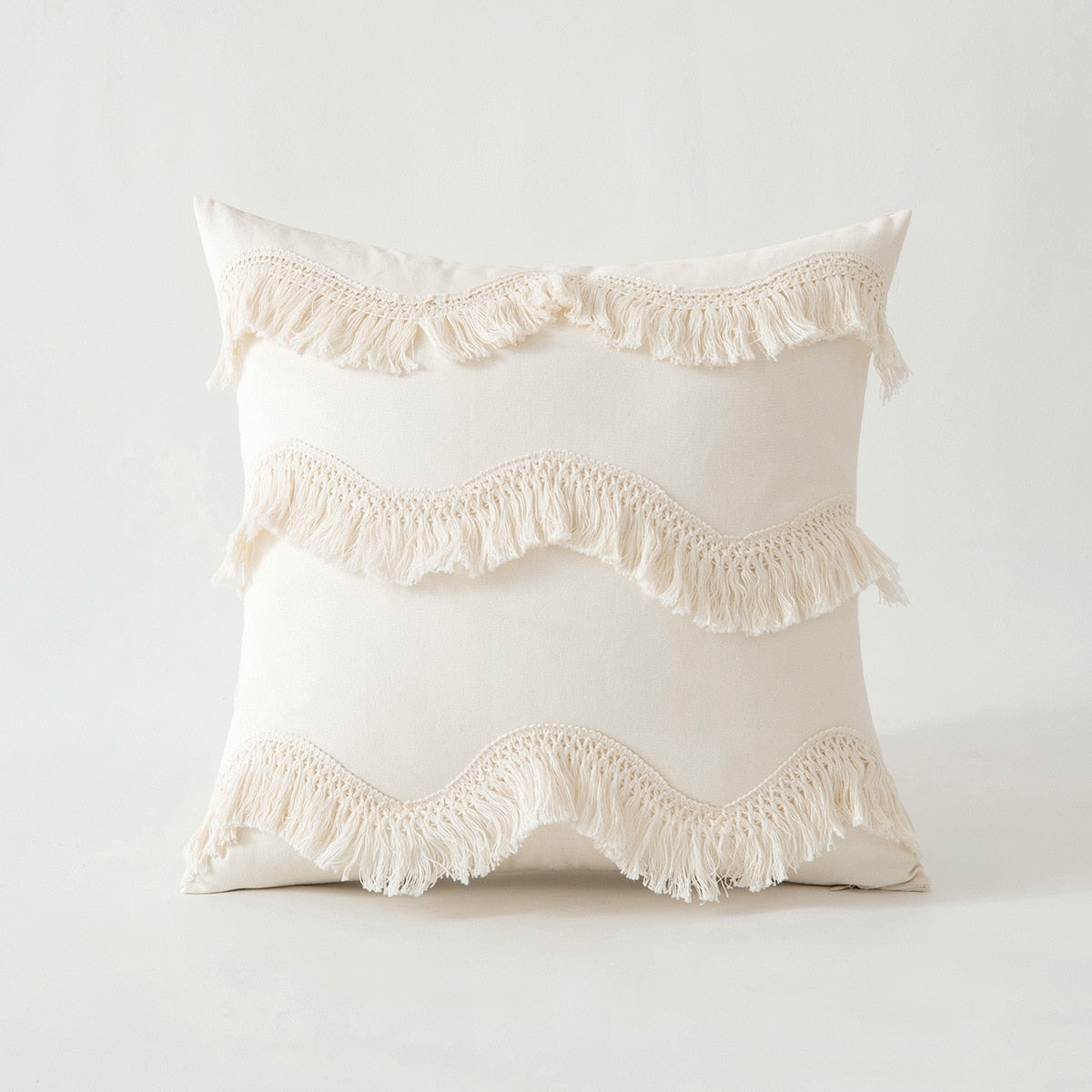 Boho Linen Cotton Pillow Cover