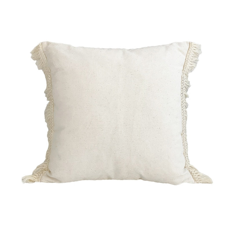 Boho Linen Cotton Pillow Cover