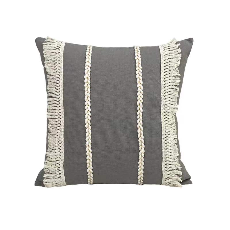 Boho Linen Cotton Pillow Cover