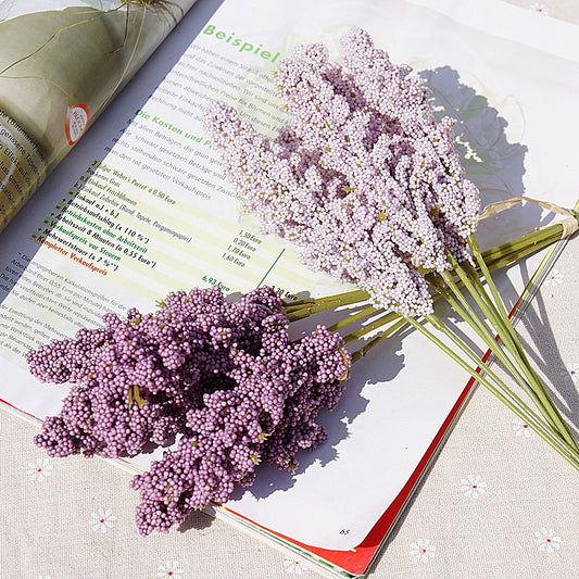 6 Piece Bundle Artificial Lavender Bouquet