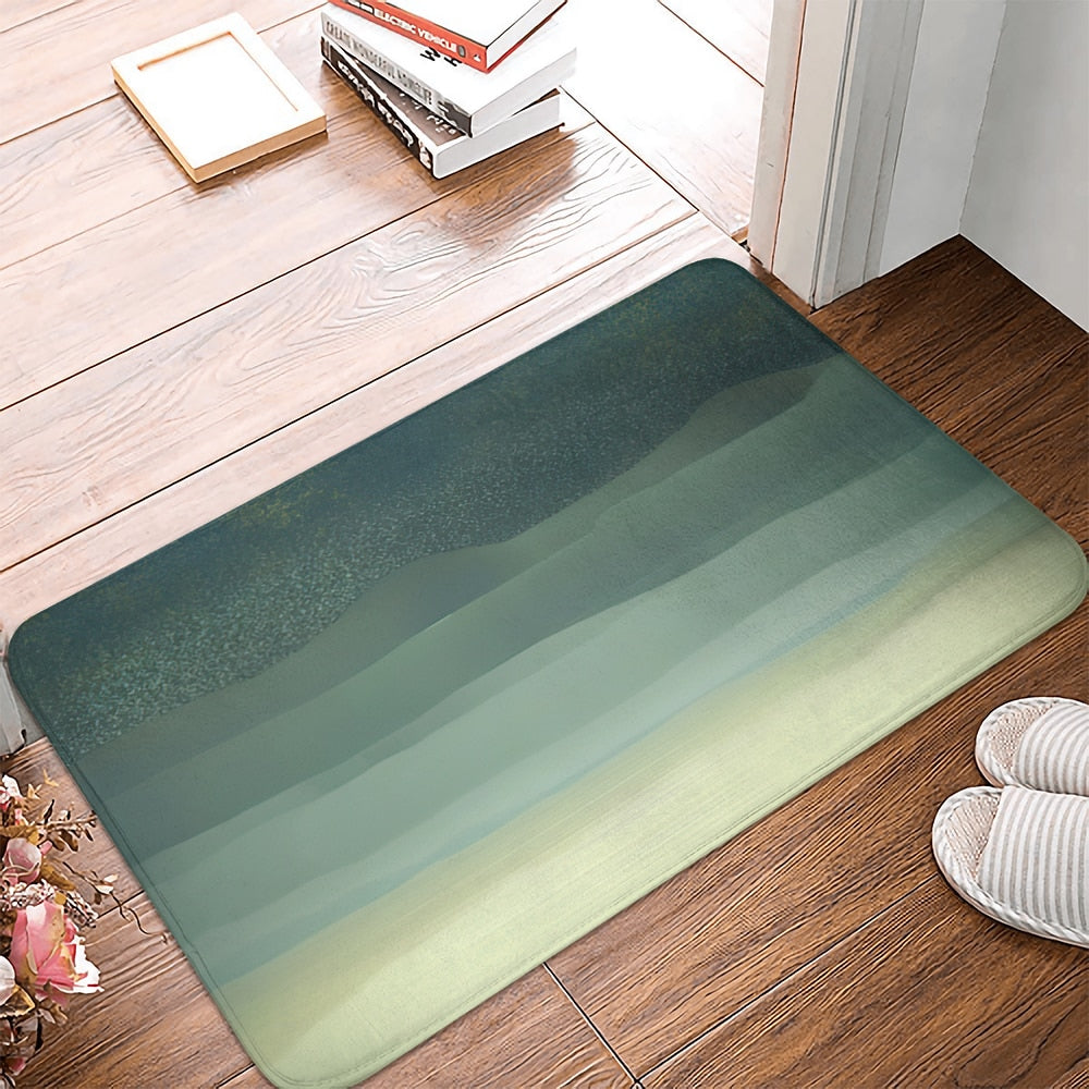 Grey - Green Sky Rug